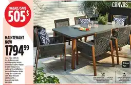 Canadian Tire CANVAS Vernon All-Weather Wicker Dining Set offer