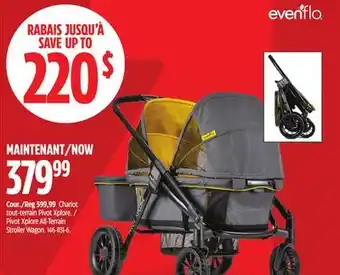 Canadian Tire Pivot Xplore All-Terrain Stroller Wagon offer