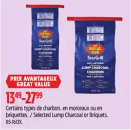 Canadian Tire Royal Oak Selected Lump Charcoal or Briquets offer