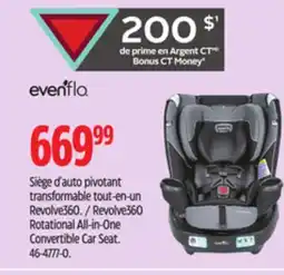 Canadian Tire Revolve360 Rotational All-in-One Convertible Car Seat offer