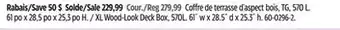Canadian Tire XL Wood-Look Deck Box offer