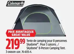 Canadian Tire Coleman Skydome 8-Person Camping S offer
