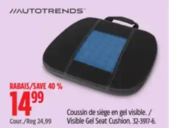 Canadian Tire Visible Gel Seat Cushion offer