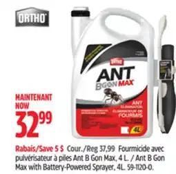 Canadian Tire Ant B Gon Max with Battery-Powered Sprayer offer