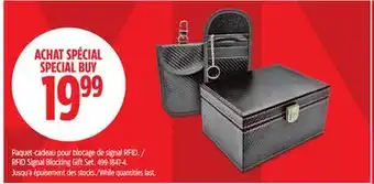 Canadian Tire RFID Signal Blocking Gift Set offer