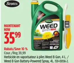 Canadian Tire Weed B Gon Battery-Powered Spray offer