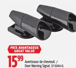 Canadian Tire Deer Warning Signal offer