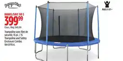 Canadian Tire JumpTek Trampoline and Safety Enclosure Combo offer