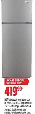 Canadian Tire Frigidaire Top-Mount 7.2 Cu-Ft Fridge offer