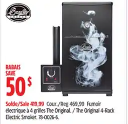 Canadian Tire Bradley The Original 4-Rack Electric Smoker offer
