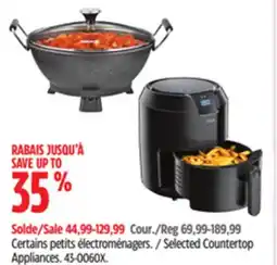 Canadian Tire Heritage The Rock Selected Countertop Appliances offer