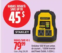 Canadian Tire Stanley 00W Inverter and Power Outlet offer