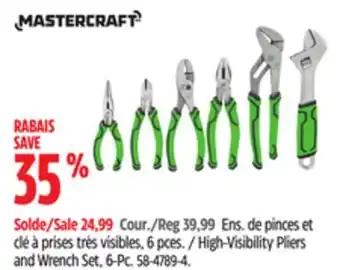 Canadian Tire High-Visibility Pliers and Wrench Set offer
