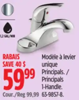Canadian Tire Principals 1-Handle offer