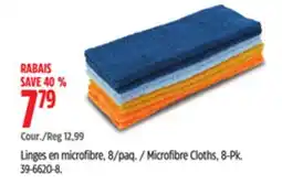 Canadian Tire Microfibre Cloths offer