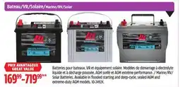 Canadian Tire Marine/RV/ Solar Batteries offer