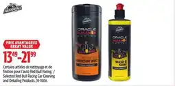 Canadian Tire Selected Red Bull Racing Car Cleaning and Detailing Products offer