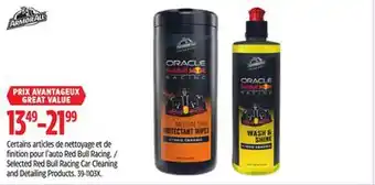 Canadian Tire Selected Red Bull Racing Car Cleaning and Detailing Products offer