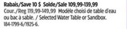 Canadian Tire Selected Water Table or Sandbox offer