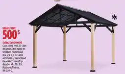Canadian Tire Homestead Faux-Wood Hard-Top Gazebo offer