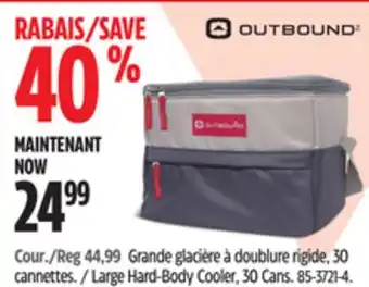 Canadian Tire Large Hard-Body Cooler, 30 Cans offer