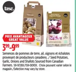 Canadian Tire Seed Potatoes, Garlic, Onions and Shallots Sourced from Canadian Farmers offer