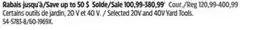 Canadian Tire Worx Selected 20V and 40V Yard Tools offer