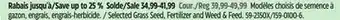 Canadian Tire Scotts Selected Grass Seed, Fertilizer and Weed & Feed offer