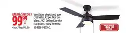 Canadian Tire Canarm 42˝ Ceiling Fan with Pull Chains offer