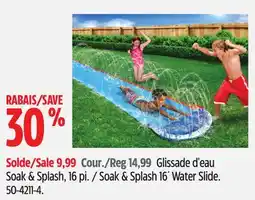Canadian Tire Inflatable Soak & Splash 16 Water Slide offer
