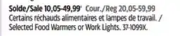 Canadian Tire AutoTrends Selected Food Warmers or Work Lights offer