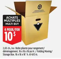 Canadian Tire Canadian Tire Folding Moving Storage Box offer