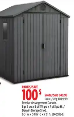 Canadian Tire Darwin Storage Shed offer