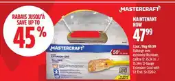 Canadian Tire Mastercraft 15.24m 12-Gauge Extension Cord with Lit End offer
