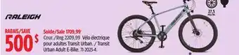 Canadian Tire Raleigh Transit Urban Adult E-Bike offer