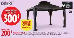 Canadian Tire Skyline Hard-Top Gazebo with Netting offer
