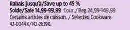Canadian Tire Selected Cookware offer