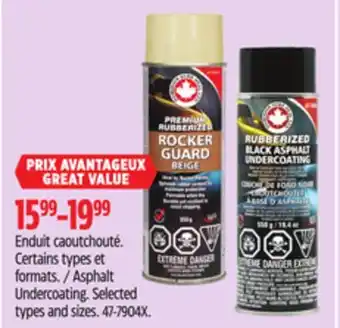 Canadian Tire Asphalt Undercoating offer
