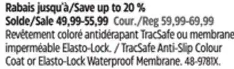 Canadian Tire Daich TracSafe Anti-Slip Colour Coat or Elasto-Lock Waterproof Membrane offer