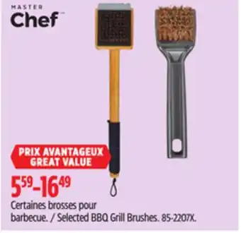 Canadian Tire Selected BBQ Grill Brushes offer