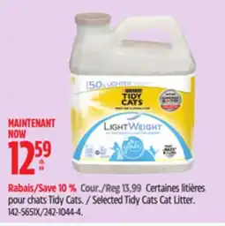 Canadian Tire Selected Tidy Cats Cat Litter offer