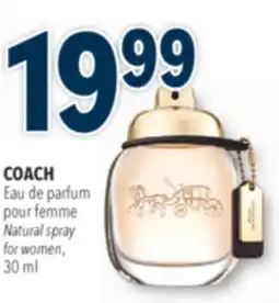 Familiprix COACH, Natural spray for women, 30 ml offer