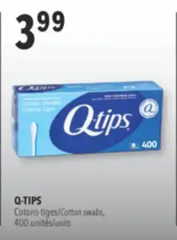 Familiprix Q-TIPS, Cotons-tiges/Cotton swabs, 400 unités offer