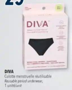 Familiprix DIVA,Reusable period underwear, 1 unit offer