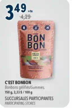 Familiprix C'EST BONBON Gummies, 150 g, 2,33 $ / 100 g offer