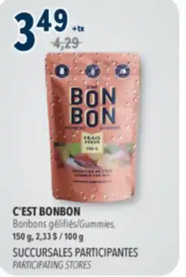 Familiprix C'EST BONBON Gummies, 150 g, 2,33 $ / 100 g offer