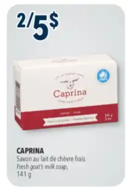 Familiprix CAPRINA, Fresh goat's milk soap, 141 g offer