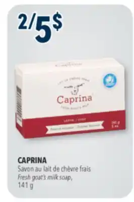Familiprix CAPRINA, Fresh goat's milk soap, 141 g offer