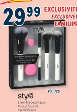 Familiprix STYLÉ, Makeup brush set, 6 pieces offer
