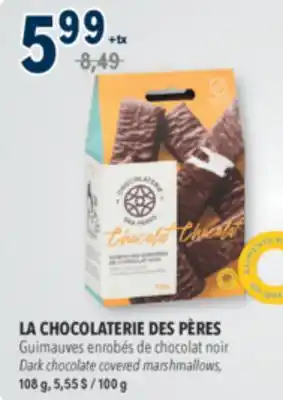 Familiprix Dark chocolate covered marshmallows, 108 g offer